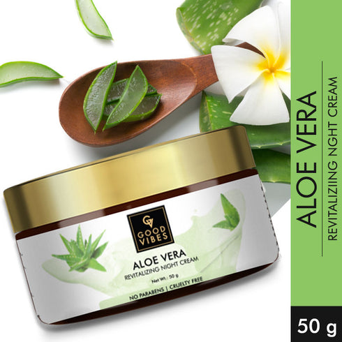 Good Vibes Aloe Vera Revitalizing Night Cream 50g
